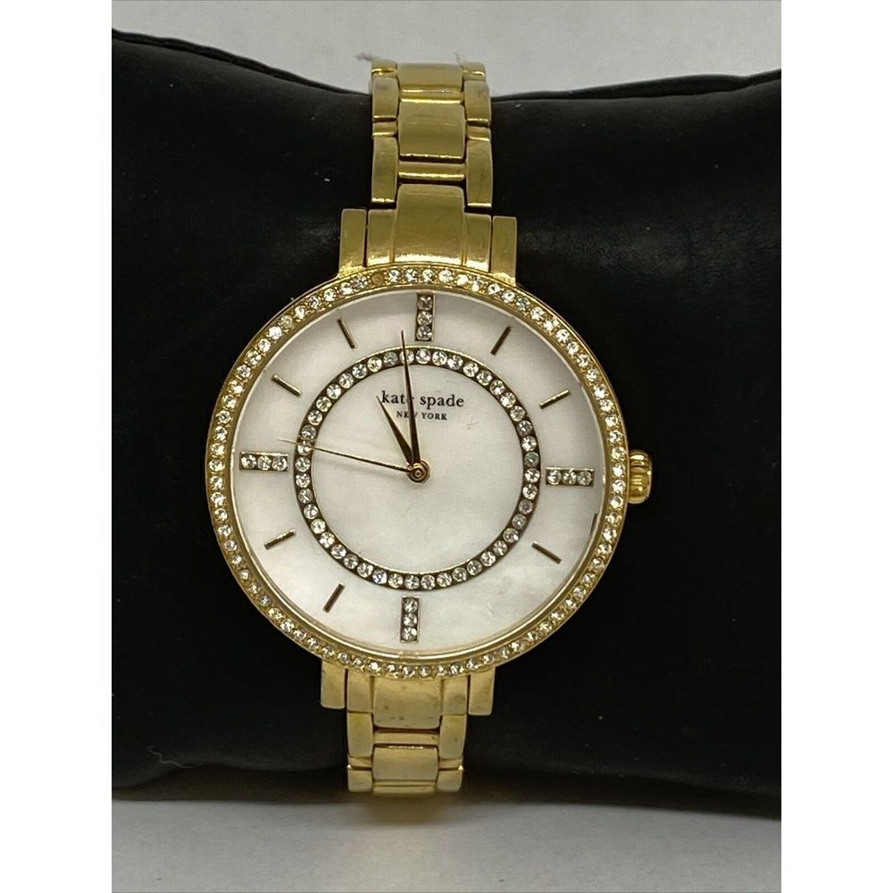 Kate Spade 0692 Womens Gold Stainless Steel Analog Dial Quartz Wrist Watch GE562